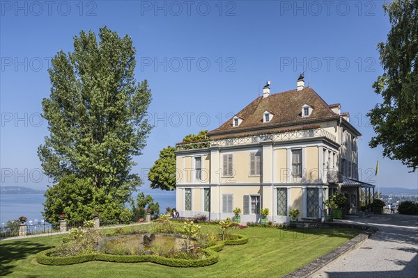 Arenenberg Castle, also Napoleon Museum with park, Lake Constance, municipality of Salenstein,