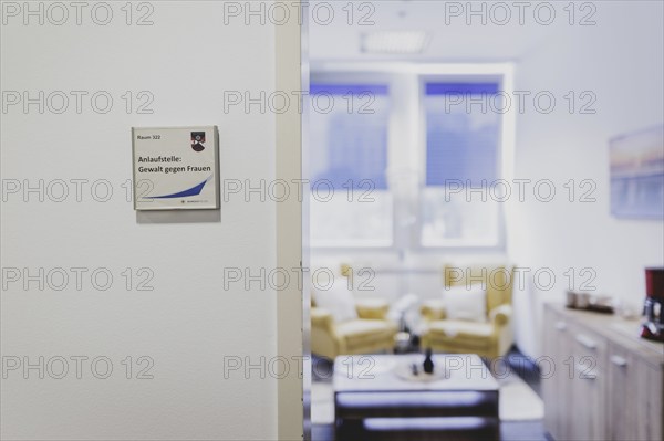 Premises of the first contact point 'Violence against woman' of the Federal Police at Ostbahnhof in