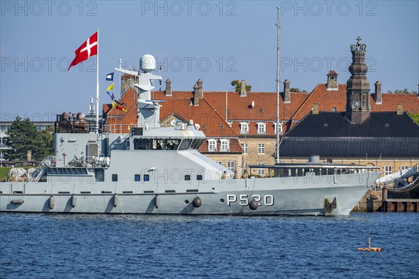 Patrol boats P520, Diana, at Holmen Naval Base, Copenhagen, Denmark, Europe