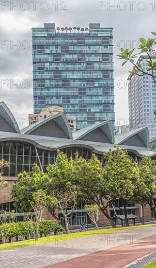Modern buildings in the center of Kuala Lumpur