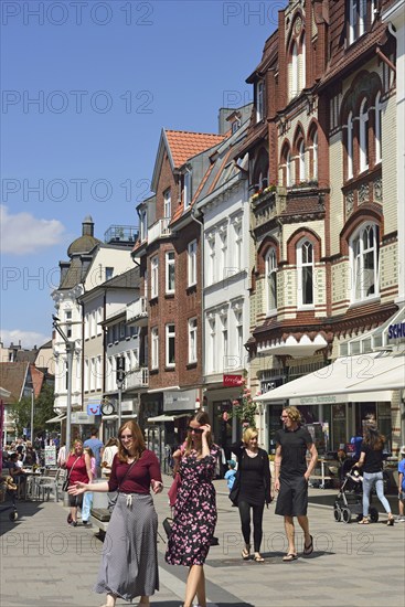 Europe, Germany, Hamburg, district Bergedorf, Sachsentor, pedestrian zone, City, shopping street,