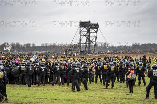 Violent clashes between thousands of demonstrators and the police, after a demonstration against