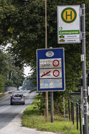 The so-called Green Border, near Straelen Niederdorf, between Germany and the Netherlands, country