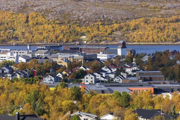 View of Kirkenes, September 2024, Finnmark, Norway, Europe