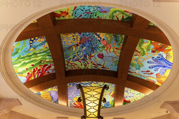 Interior design, Atlantis Palm Hotel, Dubai, United Arab Emirates, Middle East, Near East, Asia