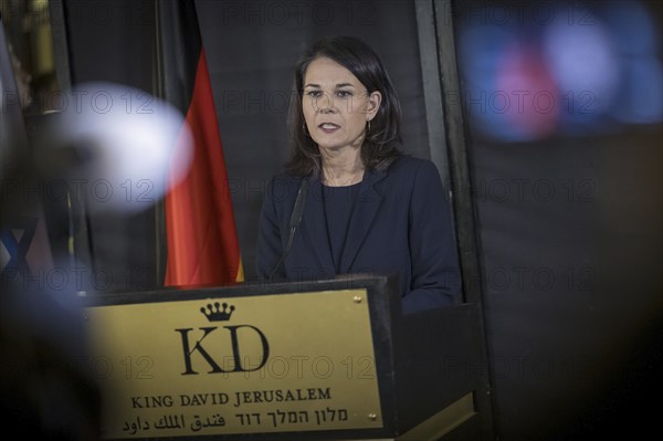 Annalena Bärbock (Alliance 90/The Greens), Federal Foreign Minister, photographed during her visit