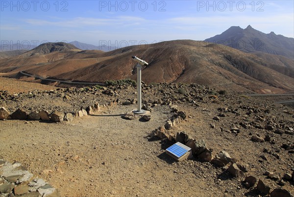 Mirador Sicasumbre mountain top viewpoint, Pajara, Fuerteventura, Canary Islands, Spain, Europe