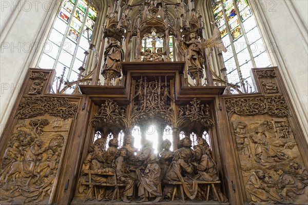 Altar of the Holy Blood by Tilman Riemenschneider, Jakobskirche, Stadtkirche St. Jakob, Rothenburg