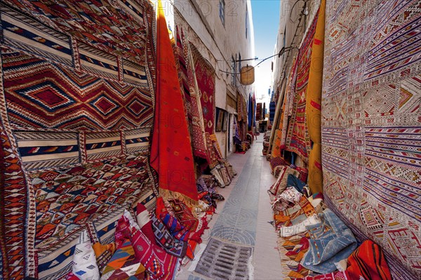 Alley with carpet dealers, carpet, trade, market, dealer, bazaar, offer, colourful, colourful,