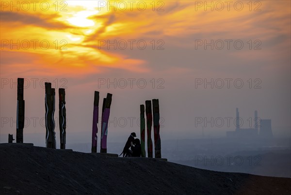 The Haniel spoil tip, 185 metre high spoil tip, at the Prosper Haniel mine, which was closed in