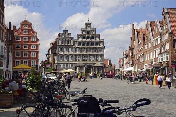 Europe, Germany, Lower Saxony, Hamburg Metropolitan Region, Lüneburg, Am Sande, Das schwarze Haus,