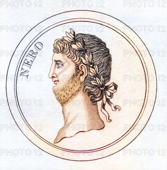 Nero Claudius Caesar Augustus Germanicus AD37, 68 Born Lucius Domitius Ahenobarbus Fifth and last