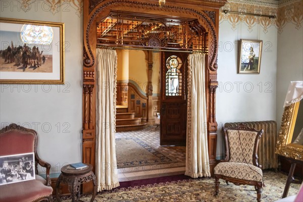Muskegon, Michigan, The Charles Hackley house at the Hackley and Hume Historic Site, operated by