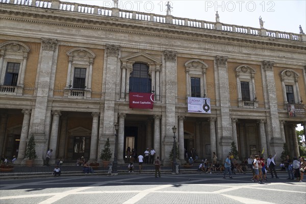 Palace of the Conservators, Palazzo dei Conservatori, on the Capitol, Capitoline Hill in Rome, City