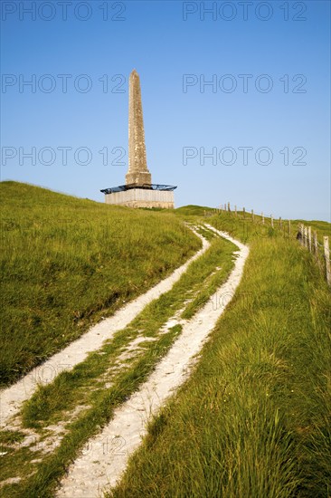 Lansdowne Monument or Cherhill Monument, near Cherhill in Wiltshire, England, UK
