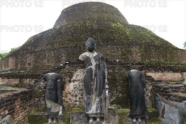 Pabula Vihara temple, UNESCO World Heritage Site, the ancient city of Polonnaruwa, Sri Lanka, Asia