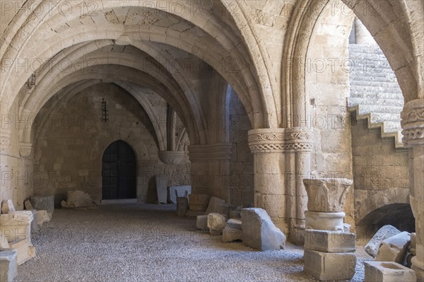 Archaeological Museum, former hospital of the Order of St John, 15th century, Old Town, Rhodes