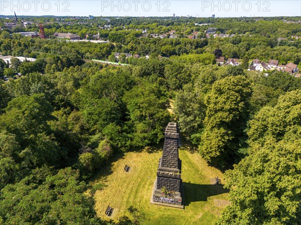 The Mechtenberg in Essen, one of the few natural elevations from the ice age in the Ruhr area, was