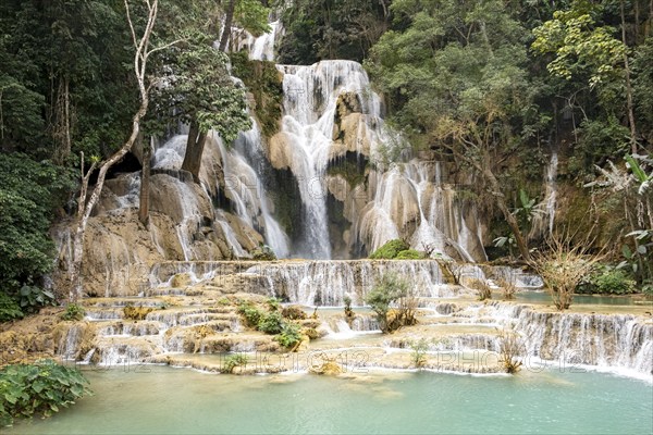 Kuang Si Waterfall near Luang Prabang, Laos, Asia