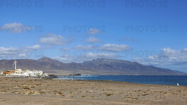 The small town of Puerto de la Cruz (also known as Puertito), Jandia peninsula, Fuerteventura,