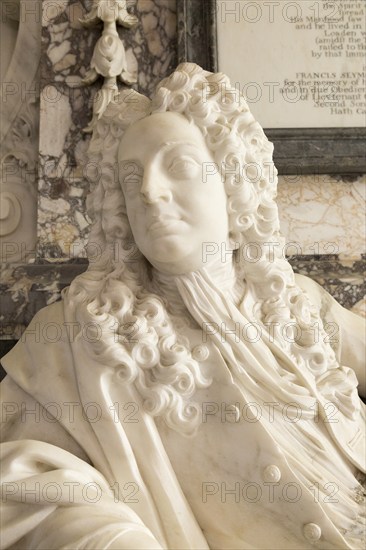 Village parish church of All Saints, Maiden Bradley, Somerset, England, UK, Edward Seymour memorial
