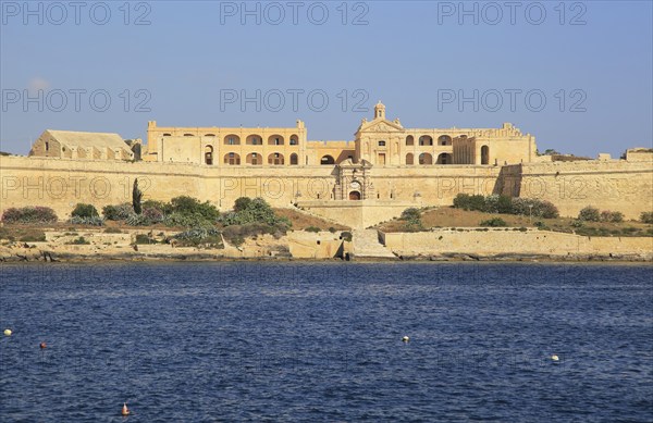 Fort Manoel, Manoel Island, Valletta, Malta view from the sea