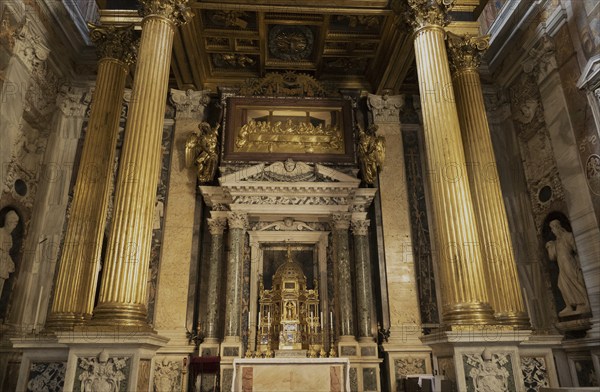 Interior view, Lateran Basilica, Basilica San Giovanni in Laterano, Cathedral of the Diocese of