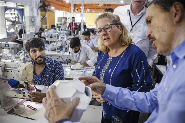 Svenja Schulze (SPD), Federal Minister for Economic Cooperation and Development, visiting Anwar