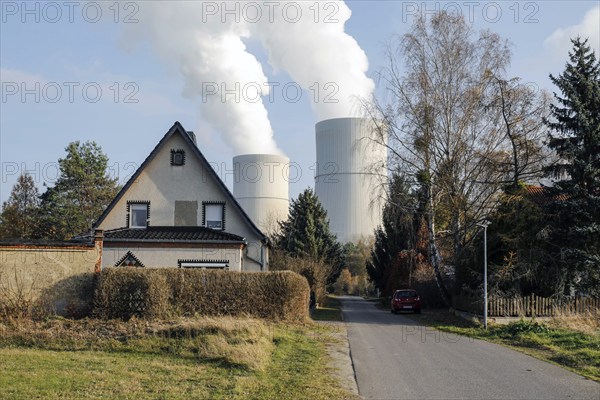 Schwarze Pumpe lignite-fired power plant operated by LEAG Lausitz Energie Kraftwerke AG. The