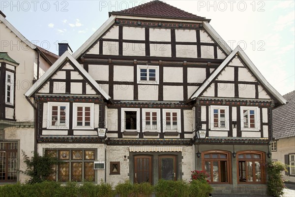 Half-timbered houses in Rietberg Germany