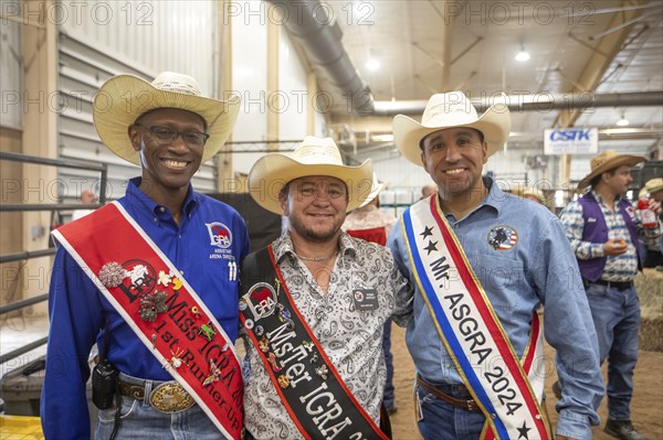 Oklahoma City, Oklahoma, Rodeo royalty at the Great Plains Rodeo, an annual gay rodeo that features