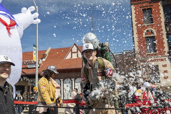 Detroit, Michigan, The Marche du Nain Rouge celebrates the coming of spring and banishes the Nain