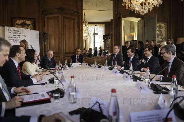 Annalena Bärbock (Alliance 90/The Greens), Federal Foreign Minister, Rados˜Çaw Sikorski, Minister