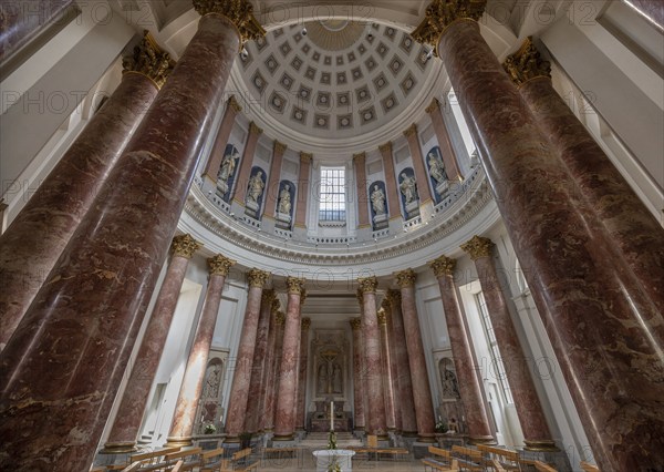 Chancel and dome of St Elisabeth's Church, construction started in 1785, completed in 1903,