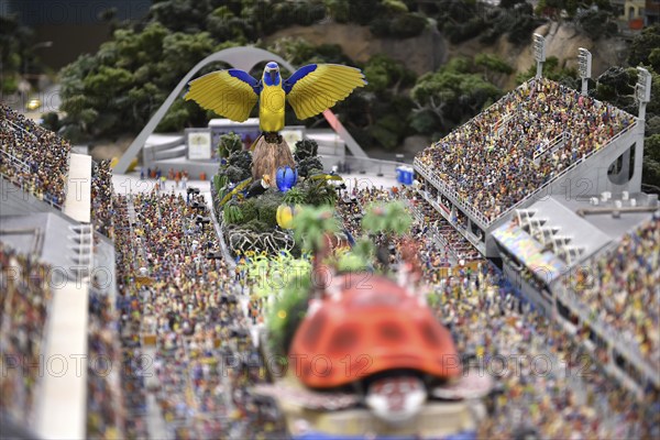 Sambódromo, Sambodromo in Rio de Janeiro at Miniatur Wunderland Hamburg, Germany, Europe