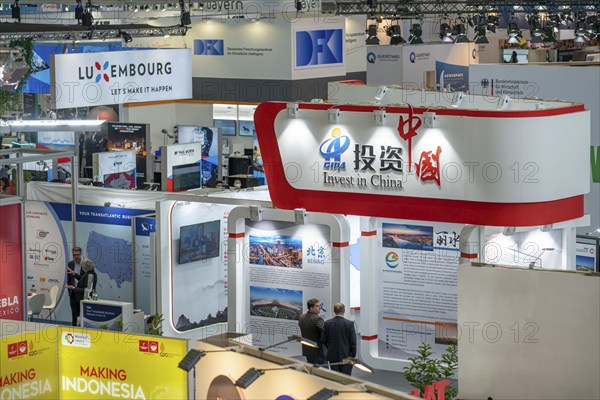 First day at Hannover Messe 2022, industrial trade fair, after a 2-year corona break, exhibition