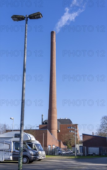 The Igony heating plant in Essen-Rüttenscheid, a district heating plant fuelled by natural gas,