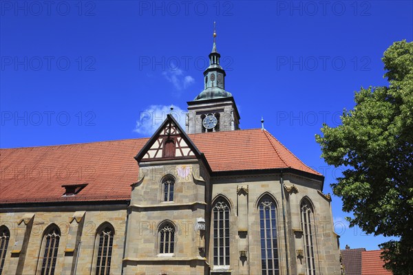 Late Gothic, Protestant-Lutheran St Mary's Church, Königsberg in Bavaria, Königsberg i.Bay, town in