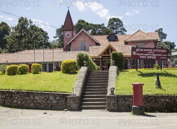 Colonial style architecture of Post Office building, Nuwara Eliya, Central Province, Sri Lanka,