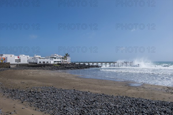 Playa La Garita, Arrieta, Lanzarote, Canary Island, Spain, Europe