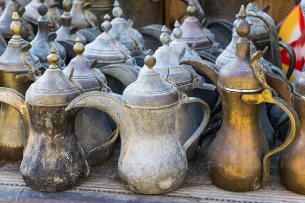 Traditional coffee pots, pot, coffee, mocha, Muslim, Islam, Arabic, old, Orient, oriental, travel,