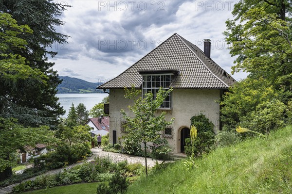 Park and garden with a view of Lake Constance from the museum, Haus Dix art museum, former home and