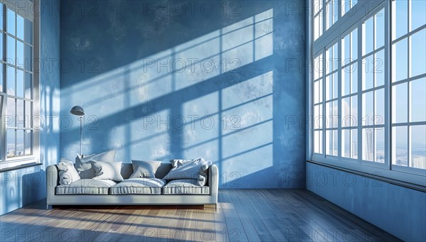Home renovation and development of residence luxury modern condo interiors, AI generated