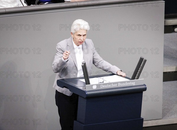 Marie-Agnes Strack-Zimmermann (FDP), recorded during a speech on the euro balance sheet in the