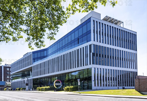 Corporate headquarters of Covestro AG in Leverkusen, at the Chempark, North Rhine-Westphalia,