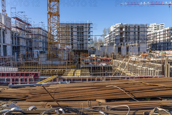 Major construction site Parc Durant, on Henri-Dunant-Strasse in Essen-Rüttenscheid, where 298