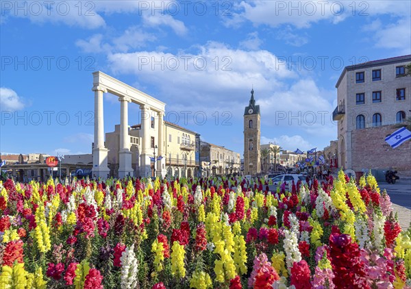 Tel Aviv, Israel, 15 April, 2022: Scenic Tel Aviv Namal Yafo historic Old Jaffa port with art