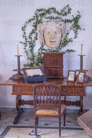 Interior of Villa San Michele, the life's work at Capri of the Swedish physician and author Axel