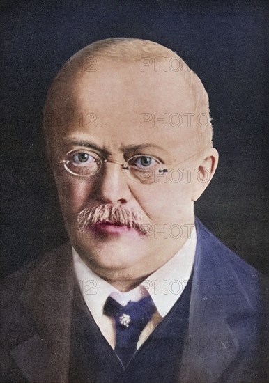 Gustaf af Geijerstam, 1858-1909, Swedish writer, illustration from the book The Masterpiece Library