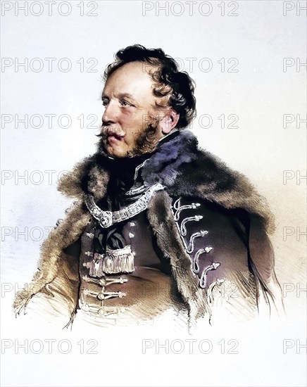 Gabor Keglevich von Buzin (1784-1854), Count, Imperial and Royal Chamberlain, Privy Councillor,